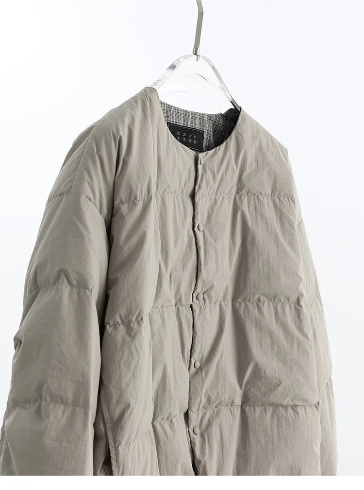 Short down Jacket for Petite Women, 90% White Duck Down, Lightweight and Warm Coat, New Women's Fashion for Autumn and Winter 2026