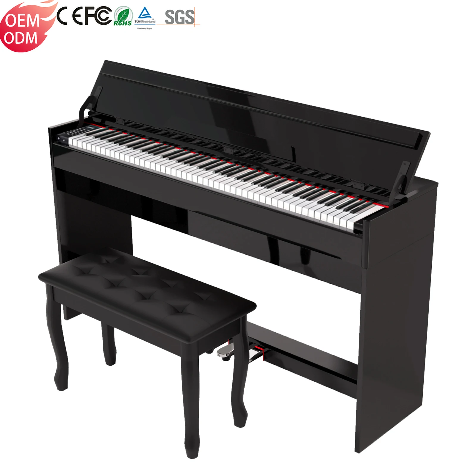 

Piano Keyboard Digital Piano 88 Keys Tecrado Music Electric Piano Electronic