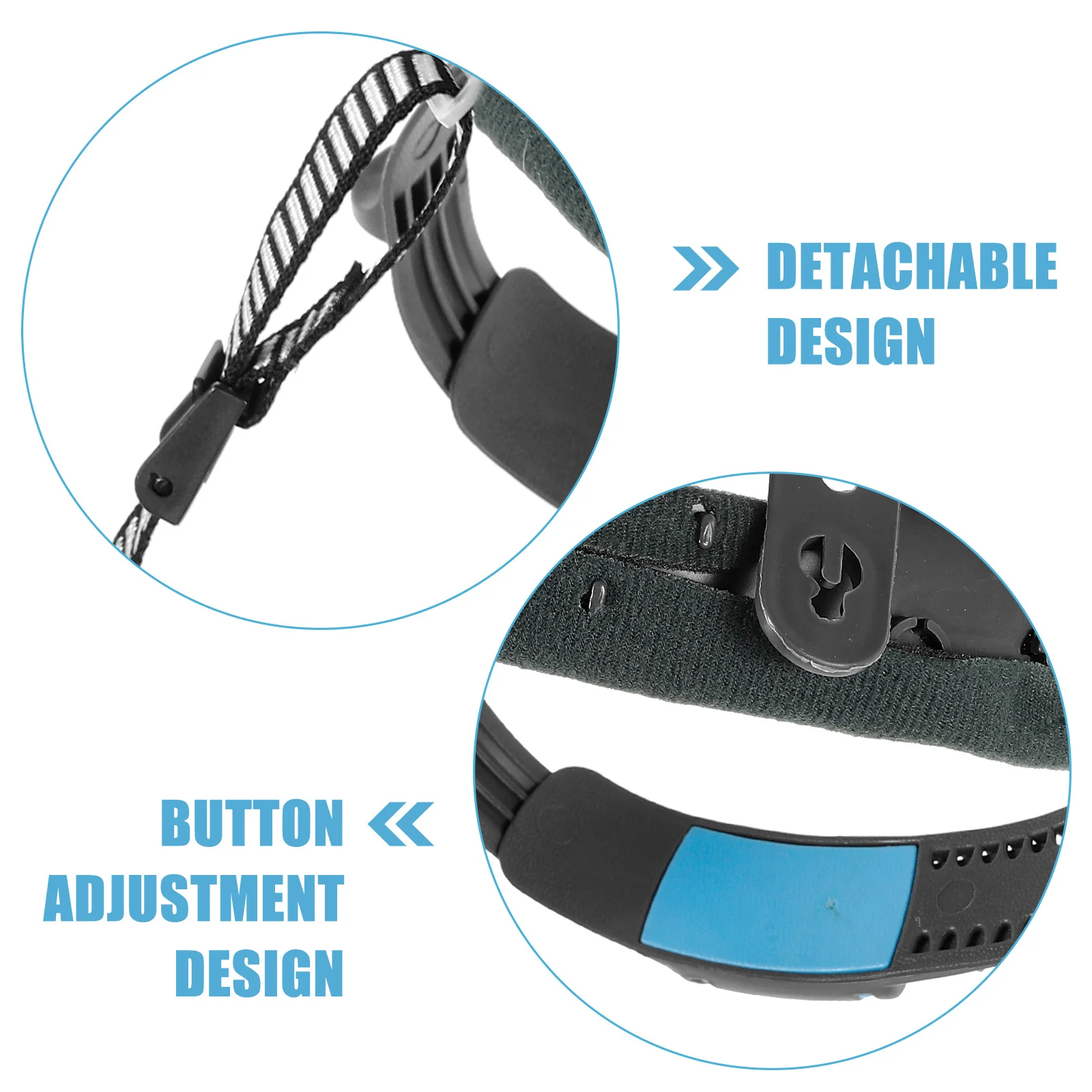 Hard Hat Suspension Replacement Detachable Liner Adjustable Sweat Absorbent Hard Hat Insert Replacement Accessories