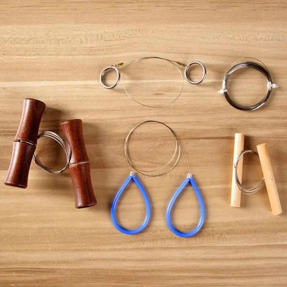 Wire Clay Cutter Mud Cutting Line Handmade Pottery Tools Ceramic Steel Wire Drawing Pottery DIY Solid and Durable