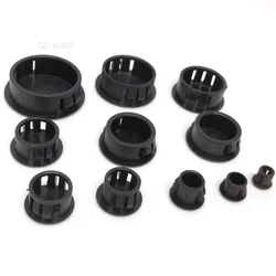 20 pcs round plastic black/white caps pipe caps plug Bung 6mm,50mm