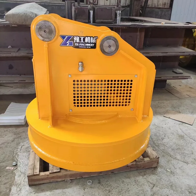 Hydraulic Electromagnet Lifting Magnet Heavy-Duty Electromagnets Circular Lifting Magnet Hydraulic Magnetic Chuck Scrap