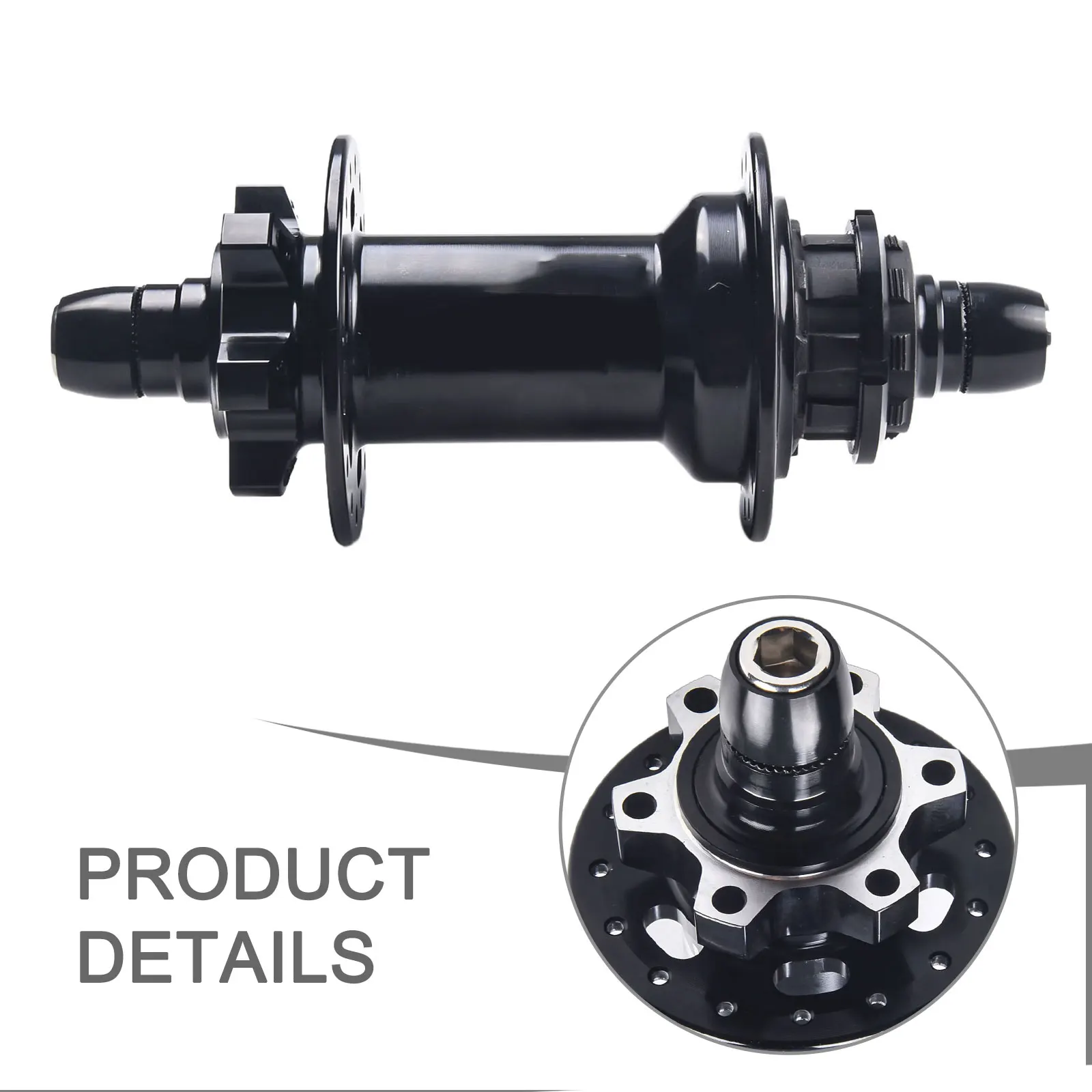 Dirt Jump Hub Single Speed Locks Aluminum Alloy 32holes 120point 135*10mm,DJ MTB Bike Hub Locking Ring 6 Claw 3 Teeth For-BMX