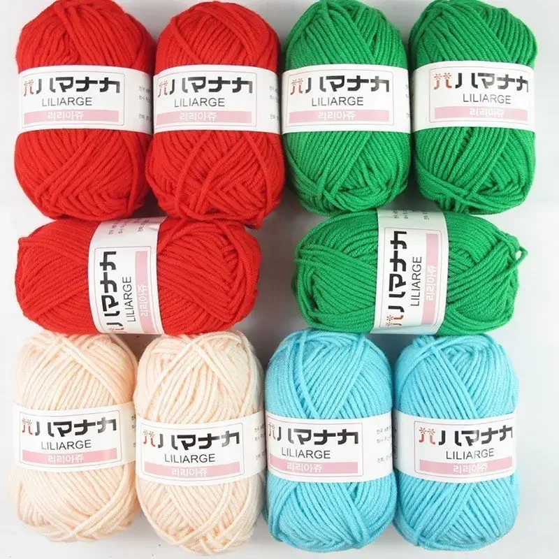 10 TEILE/SATZ 250g Milch Baumwolle Garn Baumwolle Gemischt Wolle Garn Tasche Hut Handwerk Stricken Garn für Hand Stricken Hut schal Decke