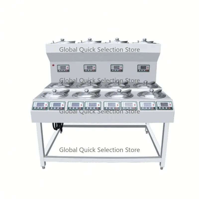 

Wholesale Customization Kitchen Stove Commercial 6-head Cooker 8-head Electric Stove Double Layer Microcomputer Stove