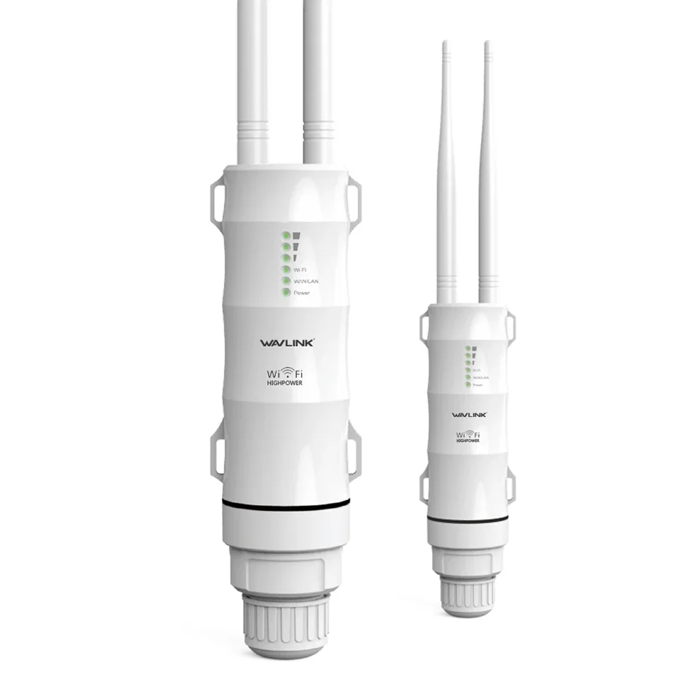 

AC600 2.4GHz 5GHz High Power Outdoor Weatherproof 30db Wireless WiFi Router AP Repeater Extender 15kV ESD Dual Band Antenna S01