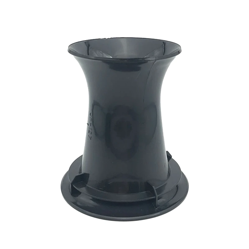 99x 82mm ブラックプラスチックスピーカーポートチューブサブウーファー低音反射管用