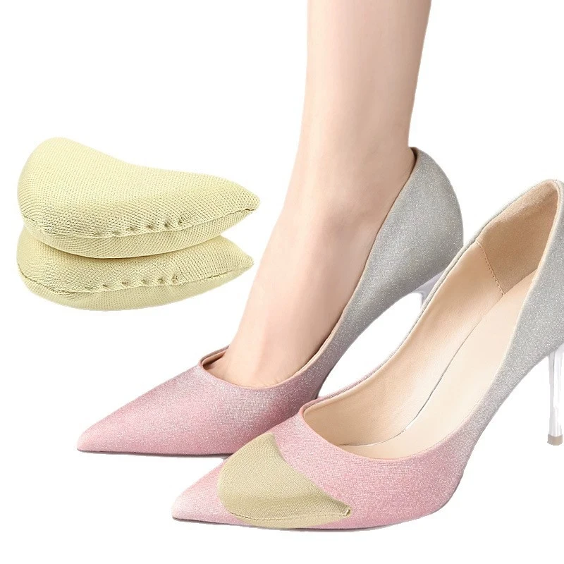 1/5Pairs Sponge Forefoot Insert Pads Women Pain Relief High Heel Insoles Reduce Shoes Size Filler Protector Adjustment Foot Care