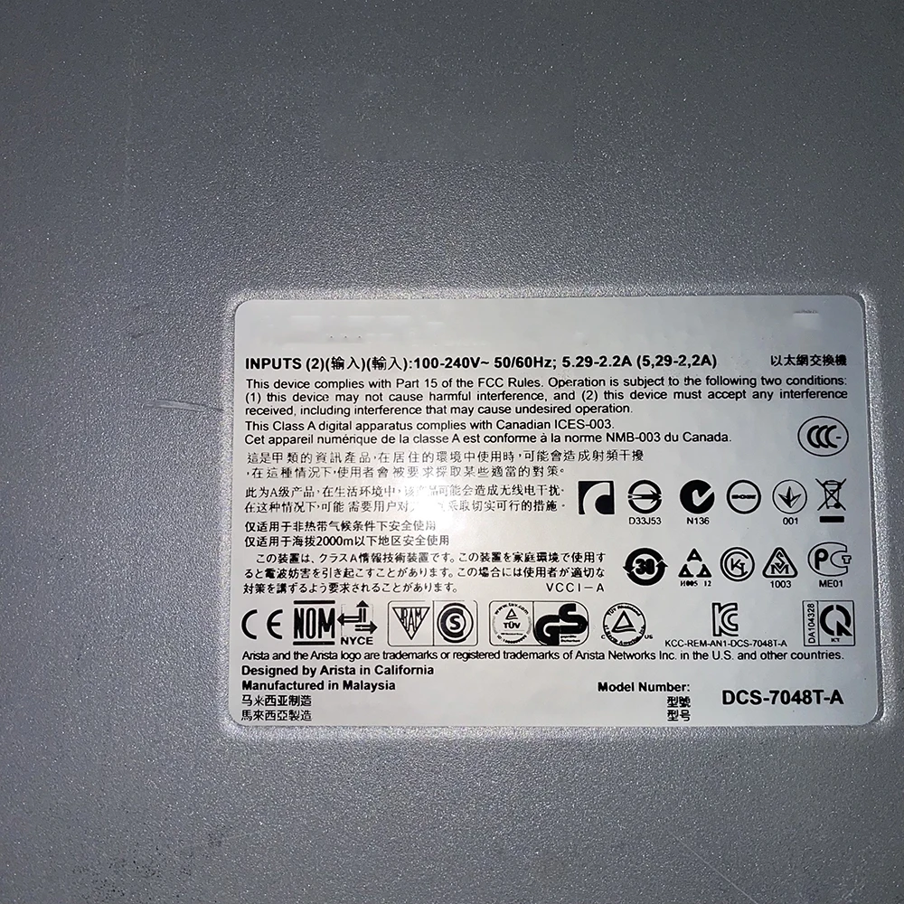 1Pcs For Arista DCS…