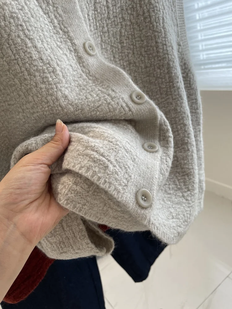 Korean Sle Knitted Vest Women's Svel round Ne Layering Pure Color Autumn Winter Soft And Versatile  Color Sweater