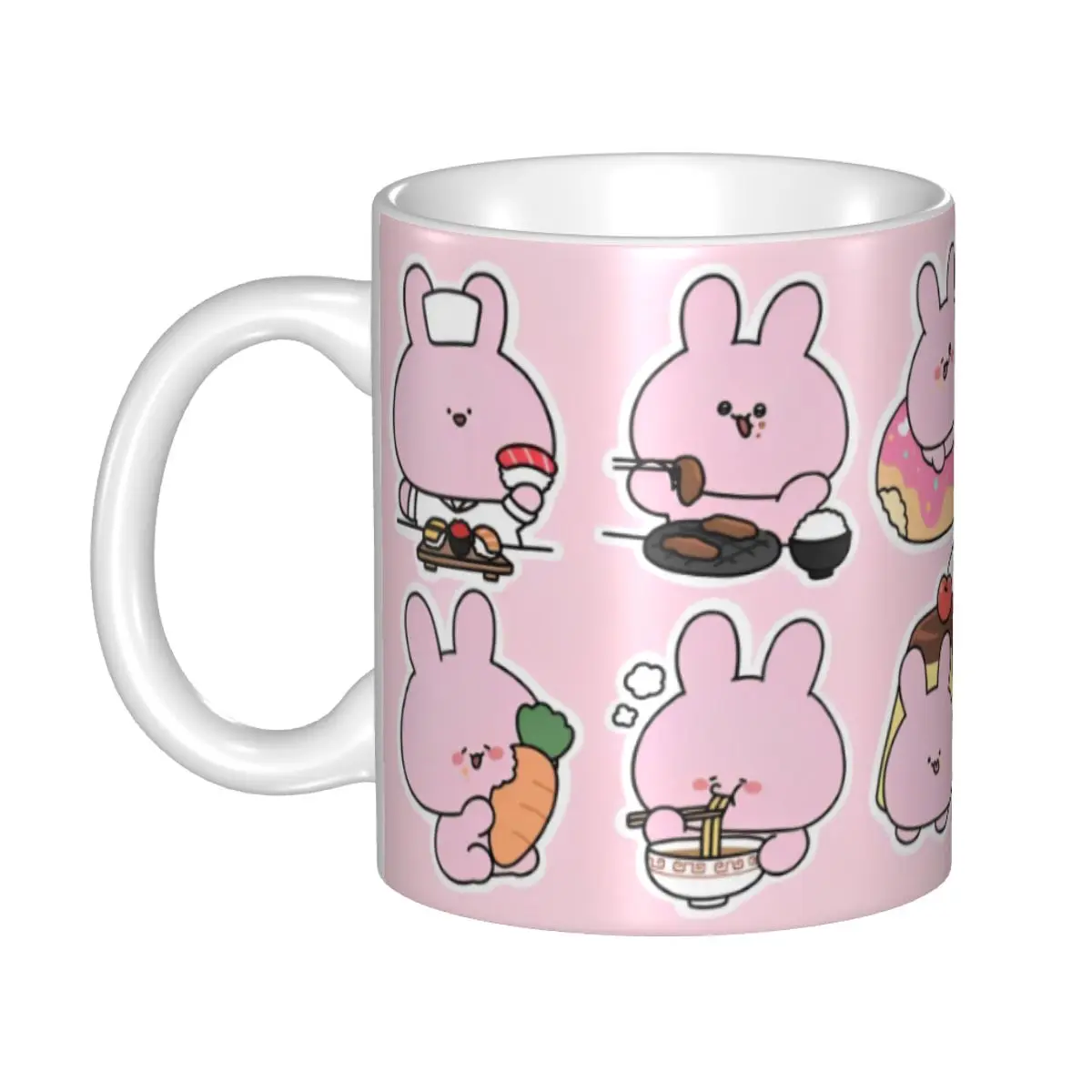 

Asamimichaan Asleep Cartoon Merch Coffee Mugs Funny Cute Asamimi Cup Gift
