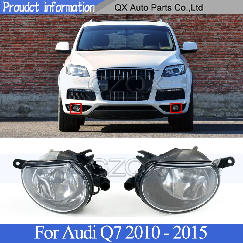 

CAPQX Front Bumper Fog light lamp For Audi Q7 2010 2011 2012 2013 2014 2015 driving light fog light lamp Bumper lamp light