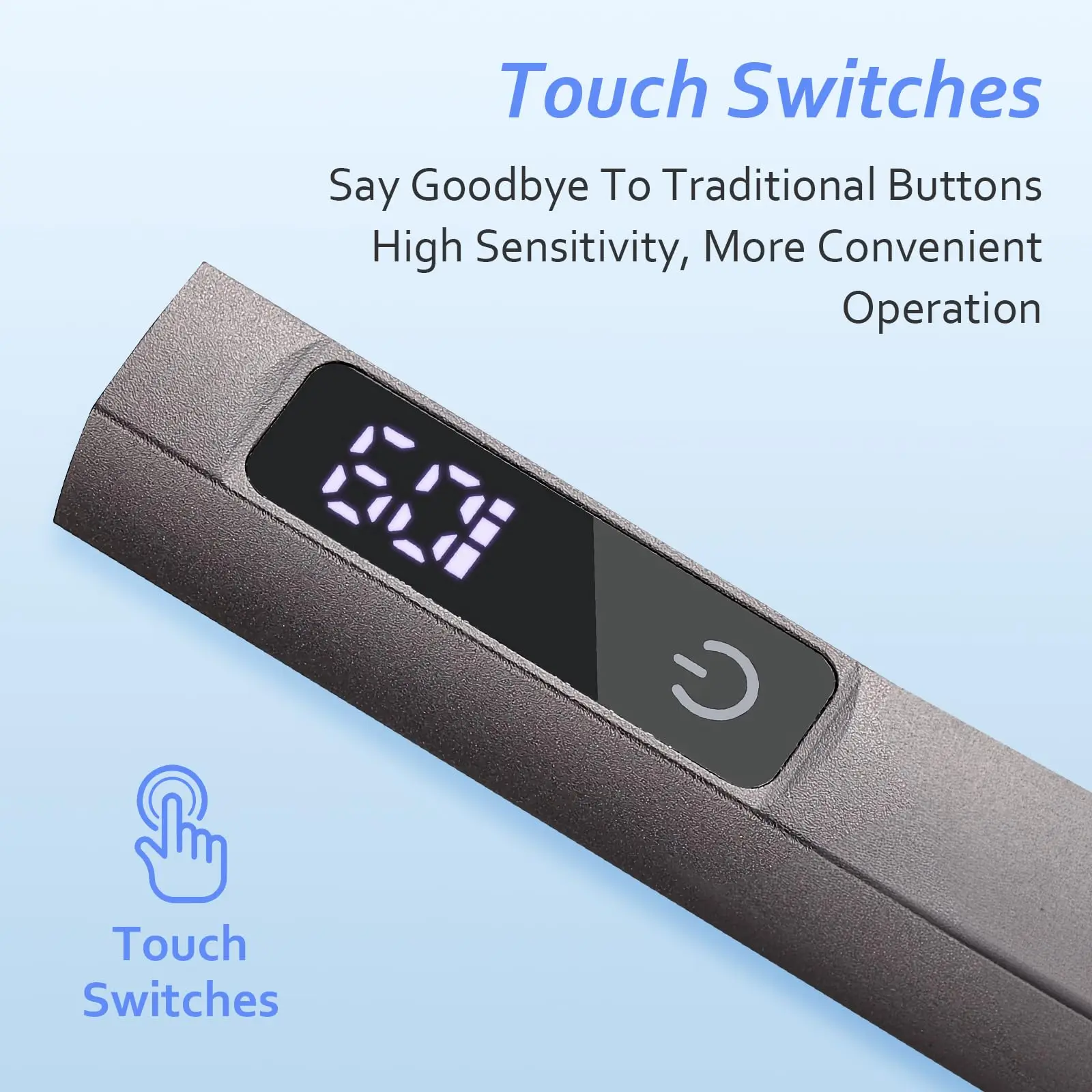 Draagbare Uv Led Nagellamp Handheld Nageldrooglamp Met Touchscreen Gel Led Uv Nagellamp Voor Thuis Nagelstudio 'S