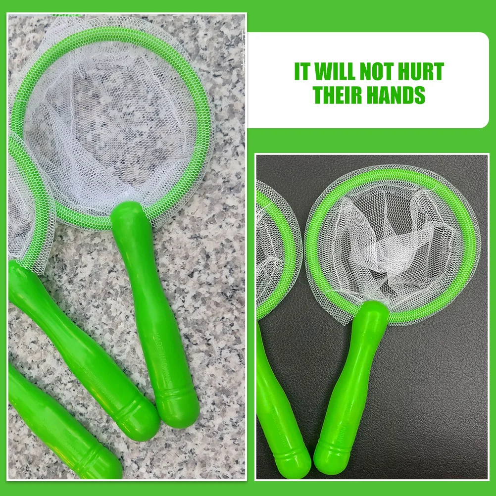 12 pezzi rete da pesca per bambini manico scoop plastica leggera vasca da bagno piscina giochi d'acqua reti da pesca per bambini