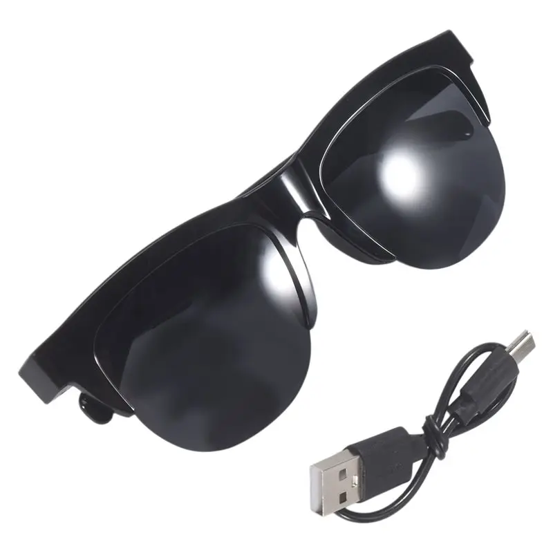 

Winter Essential Bluetooth V5.3 Sunglasses Glasses Call Outdoor Sports Headphones HIFI Black Technology Anti-Touch UV