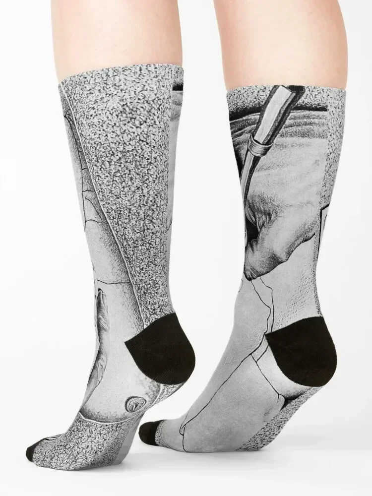 m c escher لوحات فنية جوارب هدية عيد الميلاد جوارب رجل جديد في الجوارب النسائية الرجالية