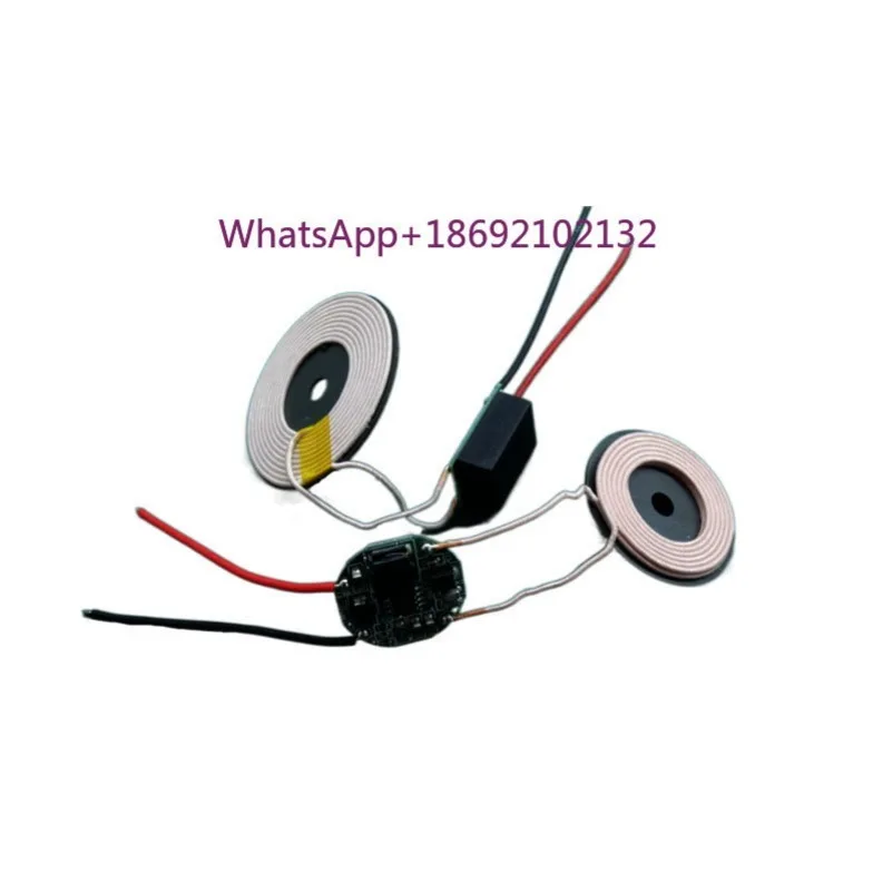 Wireless Charging Power Supply Module Transmits Input 12V, Receives Output 5V/2A, Stabilizes 12V/1A DC