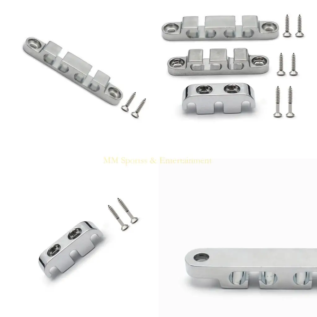 31BE Metal String Guide adapté aux basses électriques Installation rapide Le emplacement supérieure empêche poupée
