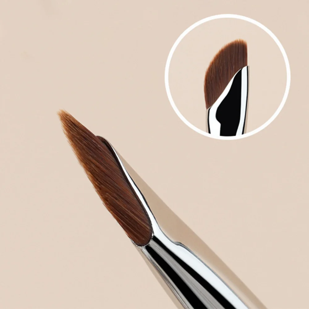 OVW Sickle Eyeliner Brush Ultra Thin Fine Oblique Angle Makeup Brush For Liquid Eyeliner Brush Angle Eyebrow Brush Beauty Tool