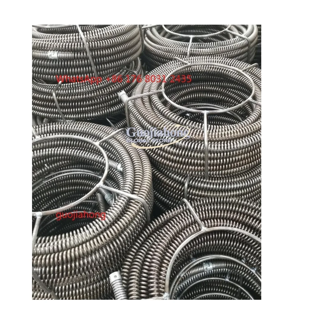 wholesale  22mm Cable Encrypted Bold Manganese Steel Spring for Sewer/drain Cleaning Machine