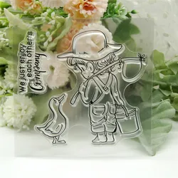CustomClearFishing Transparent Silicone Rubber Stamp And Metal Die Sheet Cling Scrapbooking DIY Cute Pattern Photo Album