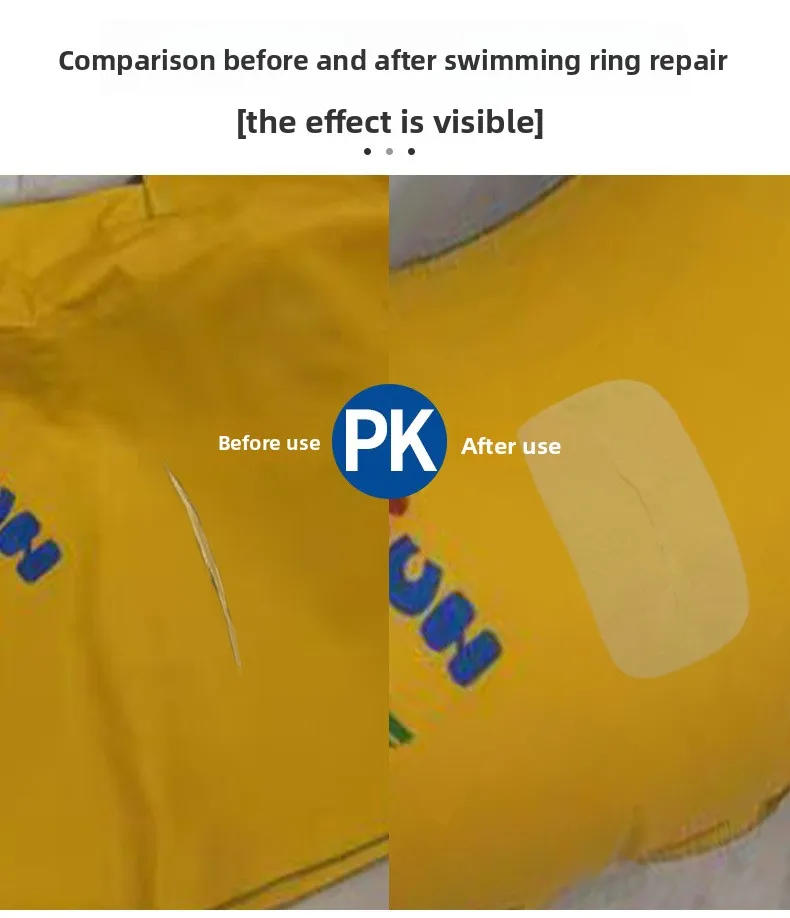 Swimming Ring Repair Subsidy Transparent Tent Self-adhesive Leak Repair Tape, Air Cushion Bed, Inflatable Toy TPU Repair Subsidy