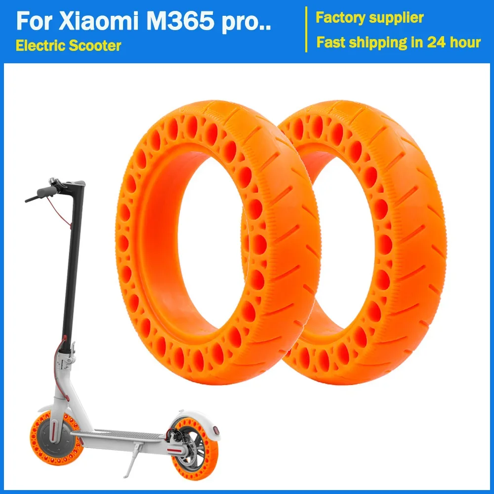 Solid Tire for Xiaomi M365 1S Pro 2 Electric Scooter 9.5\'\' Rubber Honeycomb Tyre for Mi 3 Essential Scooter 9.5 inches Wheel