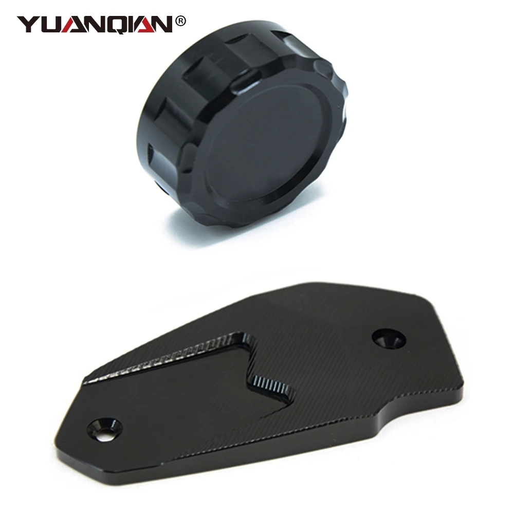 For Kawasaki Z800 ER6N ER6F VERSYS 650 Ninja650 Front Rear Brake Reservoir Master Cylinder Cover Oil Cup Protector Cap ER-6N