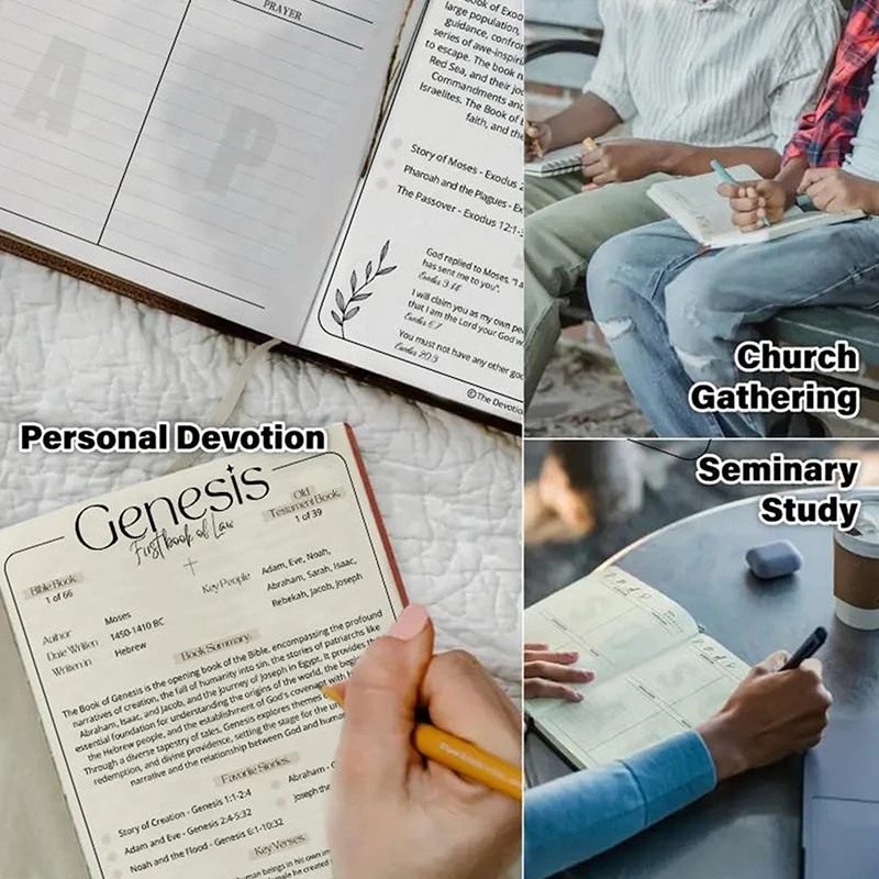 Bible Study Guide 200 Page Books Of The Bible Study Guide Daily Devotional Journal Prayer Study Spiritual Growth Study Notebook