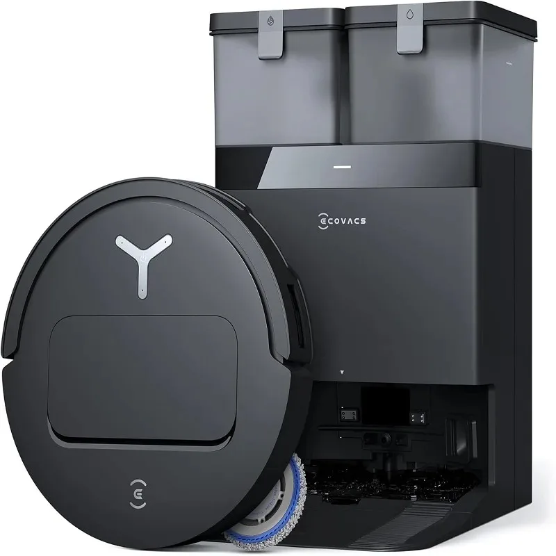 

BRAND NEW ECOVACS DEEBOT T50 PRO Omni Robot Vacuum and Mop, 3.19” Ultra-Slim, 15,000Pa Suction, ZeroTangle 2.0, TruEdge Edge Cl