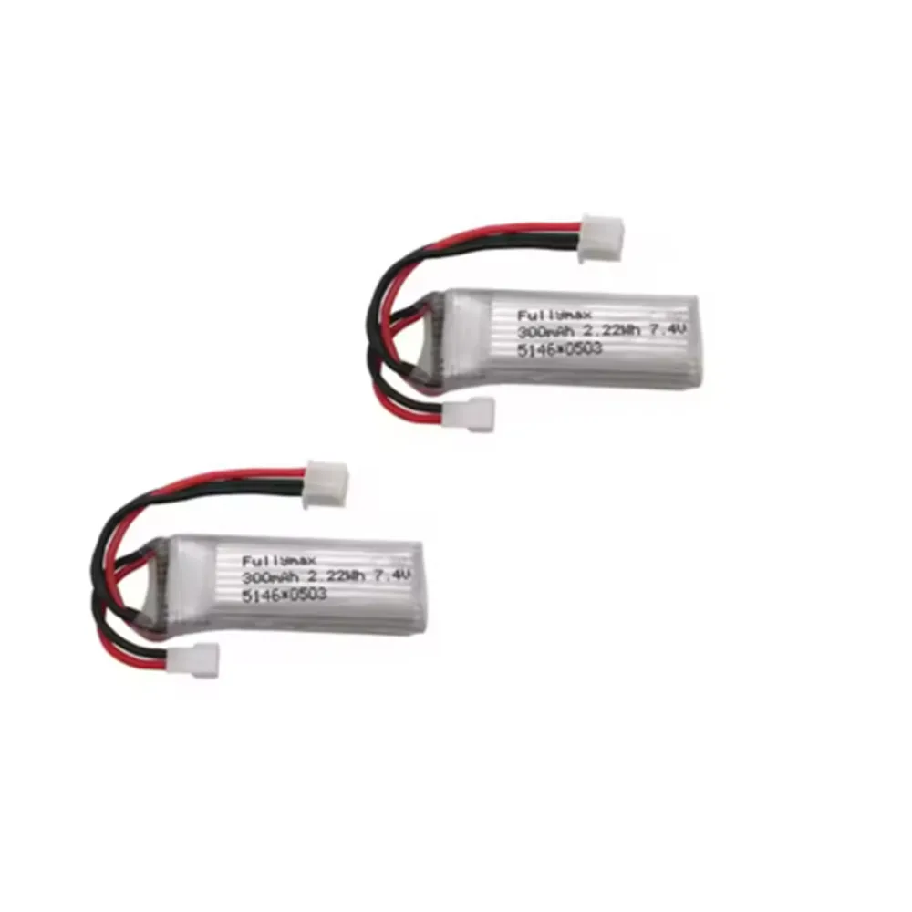 7.4V 300mah 25C battery with charging cable for WLToys F959 XK DHC-2 A600 A700 A800 A430 RC Airplane RTF Spare Parts battery