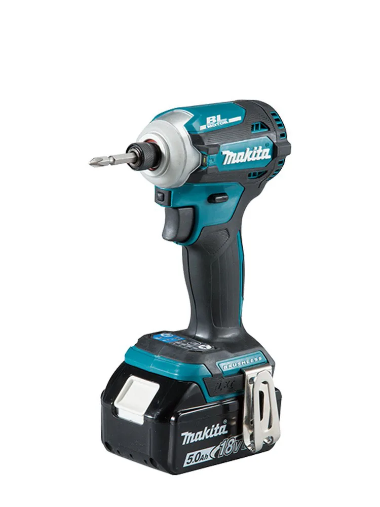 Makita-DTD171 Chave de fenda elétrica com bateria, recarregável, 18V sem escova, lote de impacto, furadeira elétrica multifunções