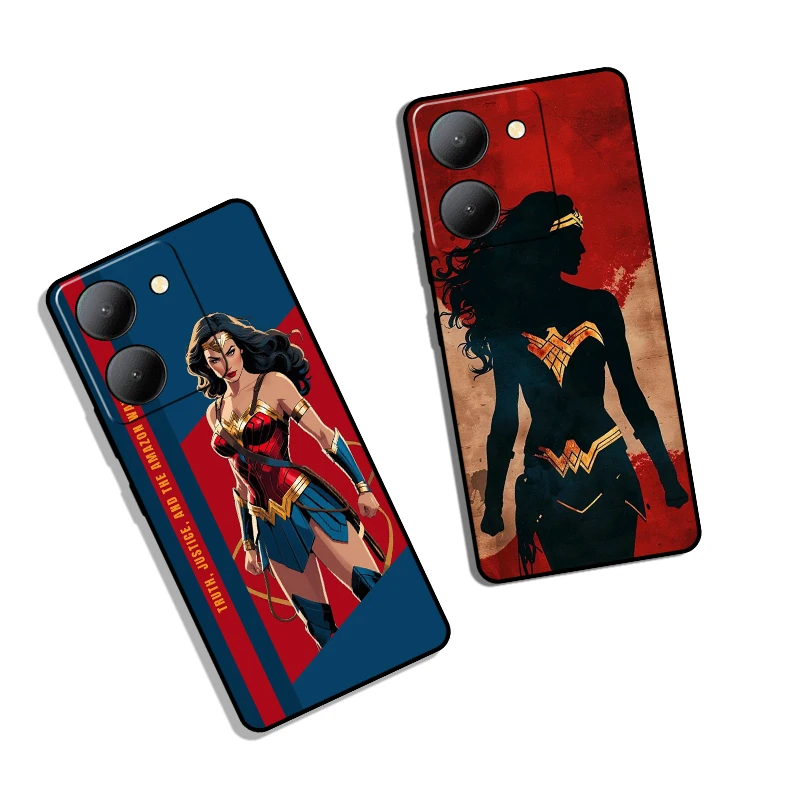 VIVO Y03 Y30T Y18 Y18S Y18E T3 Y37M Y19S Y28 V40 PRO Z9 lite Wonderwoman Fashionable and creative phone case