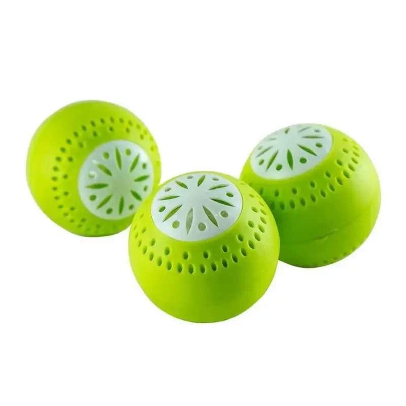 3 Pcs/set Refrigerator Deodorant Ball Deodorant Odor Ball Activated Carbon Ice Hockey Household Cleaning Products Dryer Balls