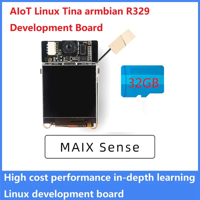 B49C لـ Sipeed Maixsense + M2A + شاشة 1.54 بوصة + كاميرا USB Aiot Linux Tina Armbian R329 لوحة تطوير
