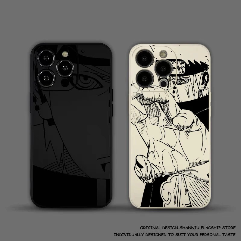 A-Akatsukis Pain Anime For iPhone 15 14 13 12 11 Pro Max Mini X XR XS Max 14 15 Plus Phone Case Carcasa