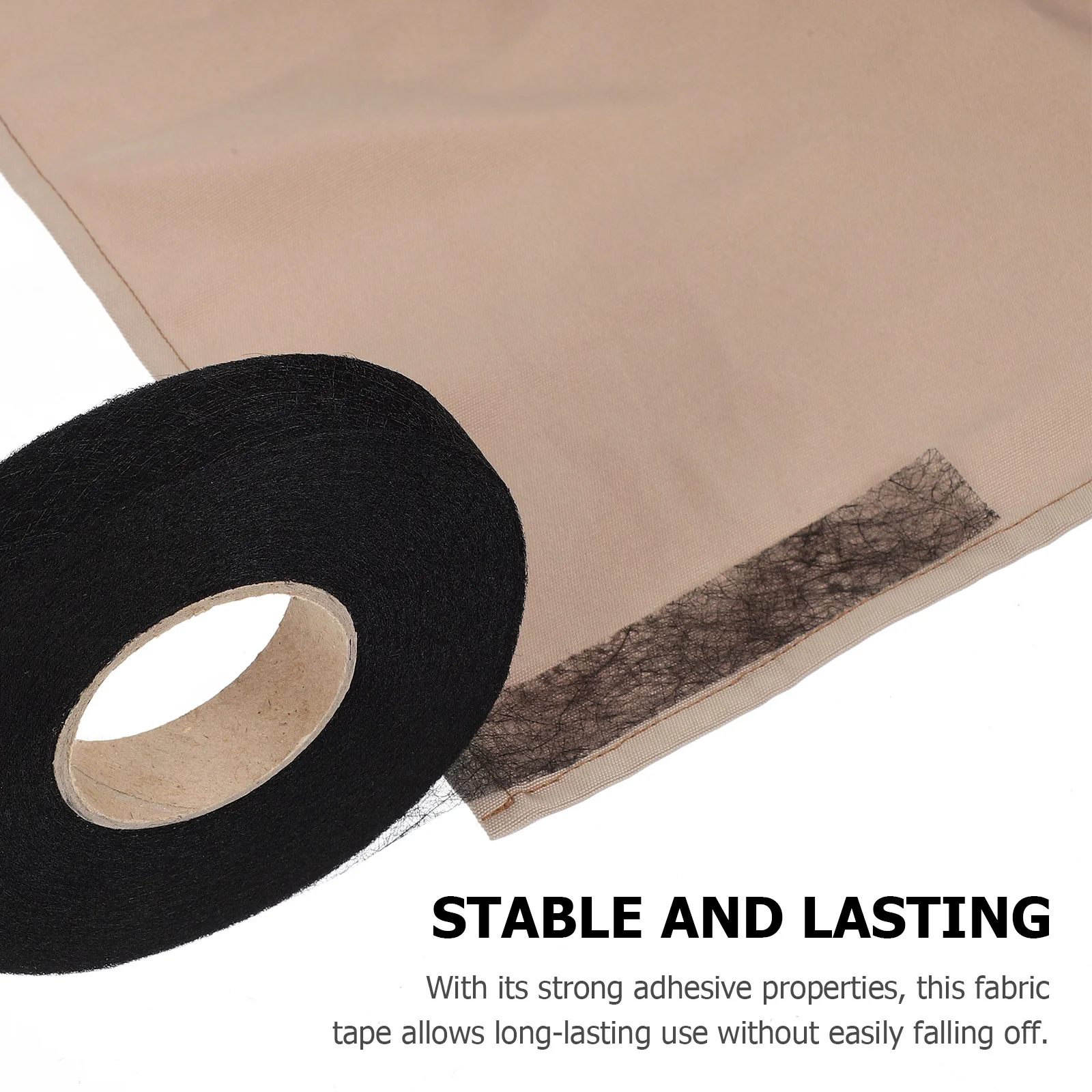 2 لفات لا خياطة هيم الشريط الحديد على هيمينغ لاصق للقمصان والسترات والسراويل الستار هيمينغ شريط قماش مزدوج الوجهين #2