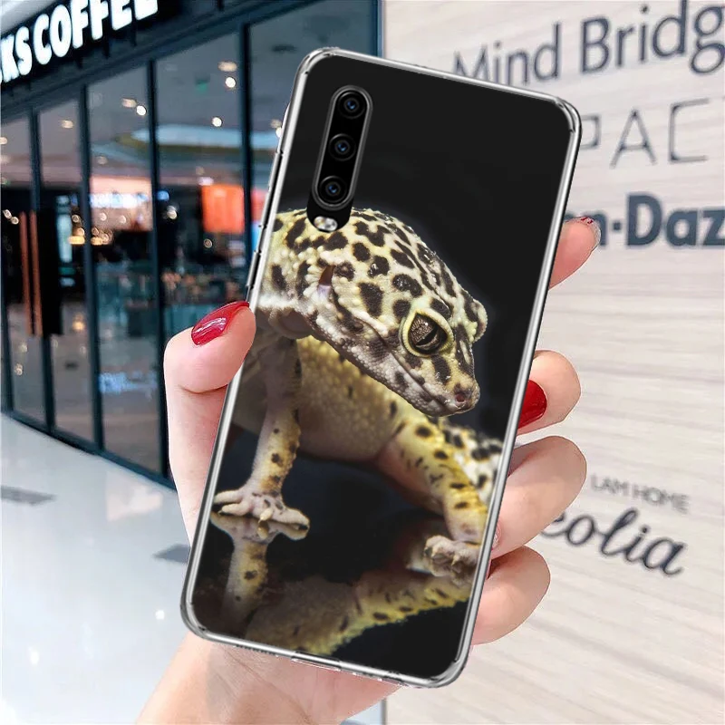 Lizards Geckos Soft Phone Case for Huawei P30 P40 P50 P20 P10 Lite Mate 20 10 Pro P Smart Z Y5 Y6 2019 Print Custom Cover