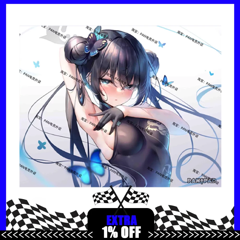 PAN Esports Fei Xiao Glass Mousepad FPS Smooth and Speed Mouse Pad Coating and Full Coverage Primer For APEX CSGO PC Accessories