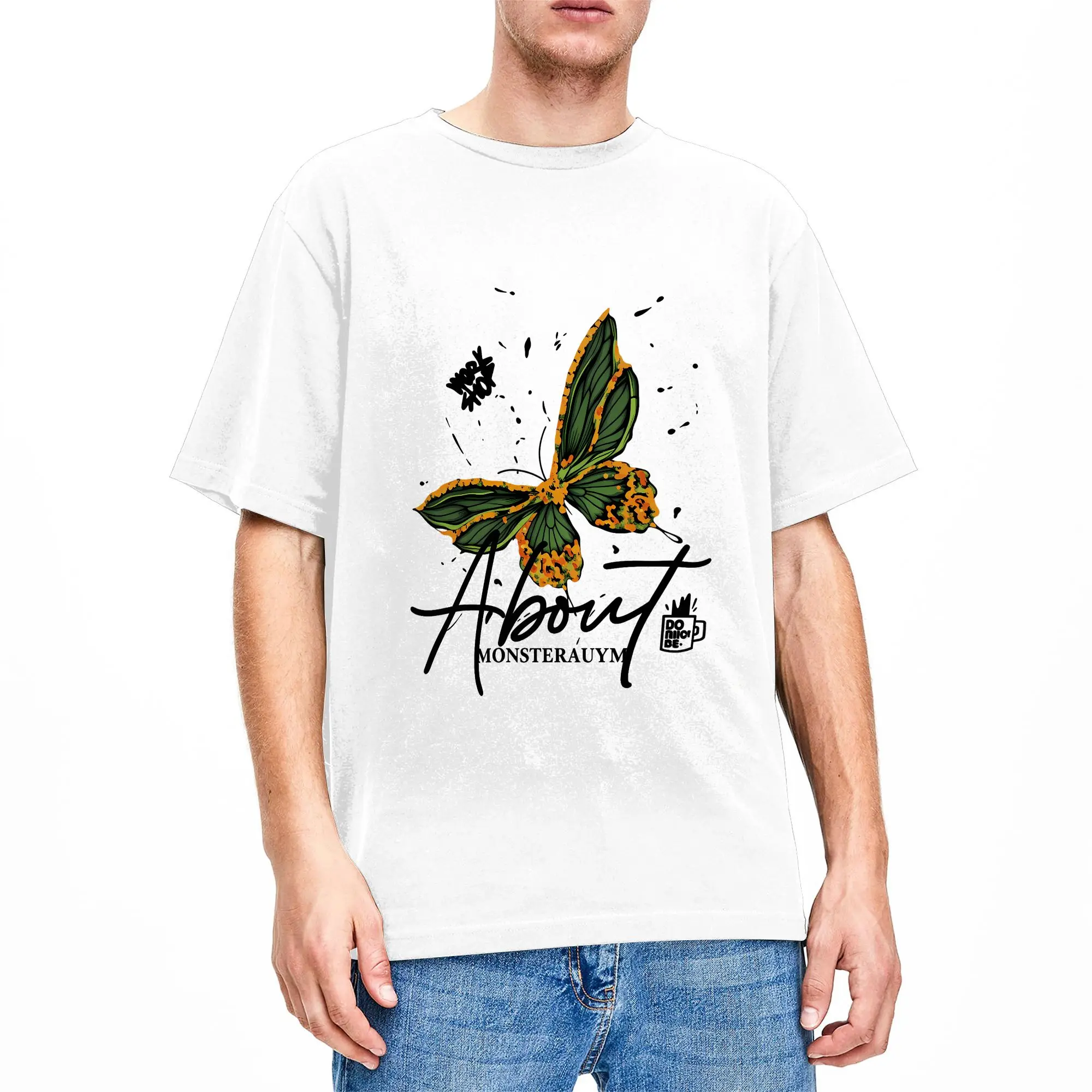 Art Design Daily Sport Pure Cotton T-Shirt For Men Summer  Awesome T Shirts O Neck Leisure Tees Oversized Pattern Tops