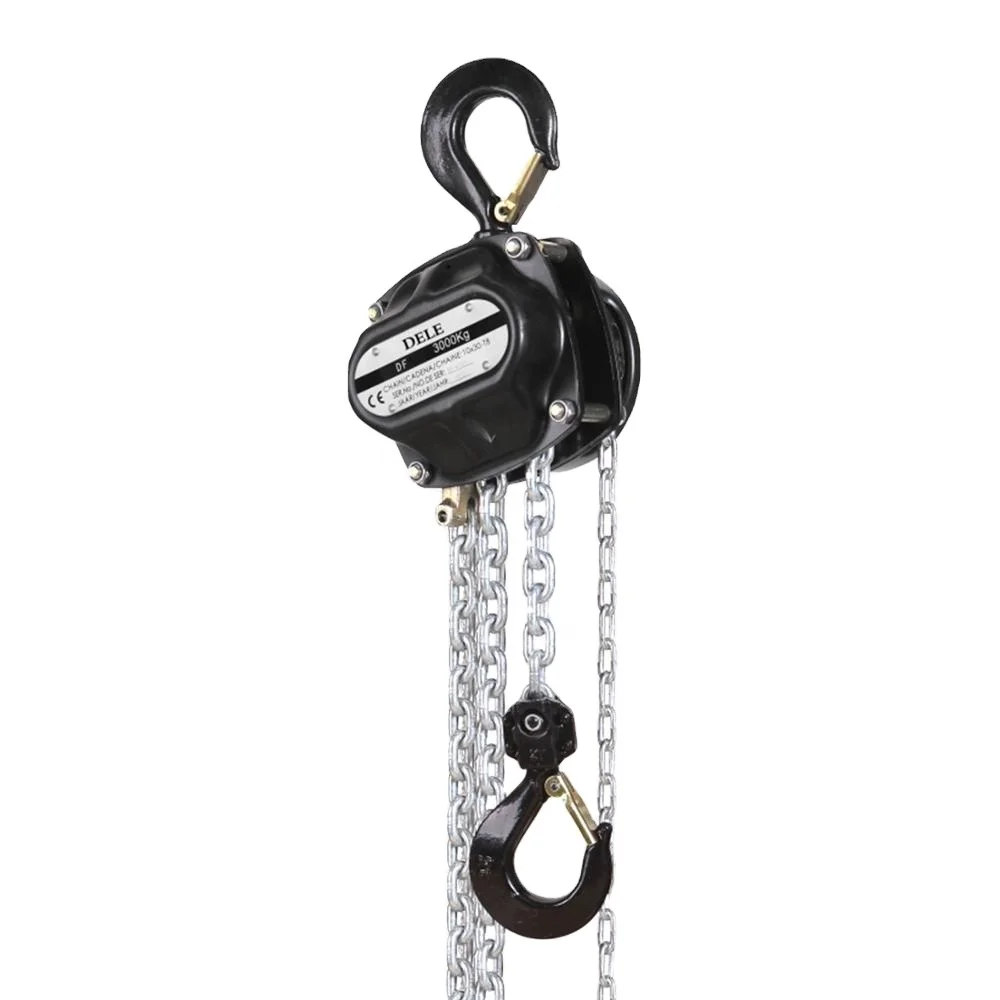High Quality DF Type Manual Chain Pulley Block 3 Ton Lever HoistCertificate In Pakistan Chain Hoist Price And Hand Chain Hoist
