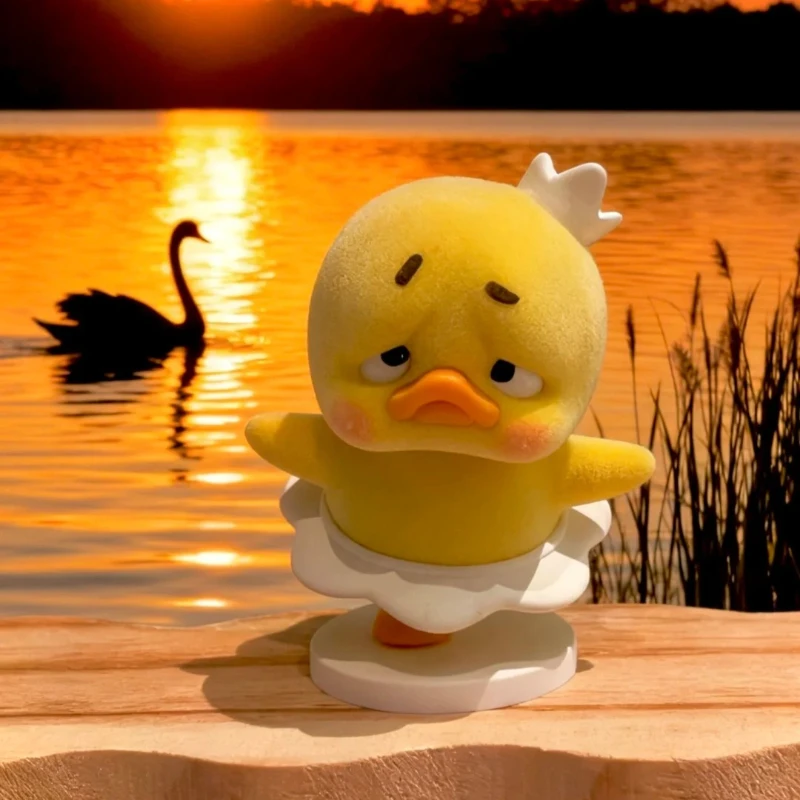 منزعج بطة صندوق أعمى وقف دوامة بطة سلسلة اللعب Kawaii شخصيات كرتونية سر مفاجأة صندوق لطيف دمية حلية هدايا عيد الميلاد #5