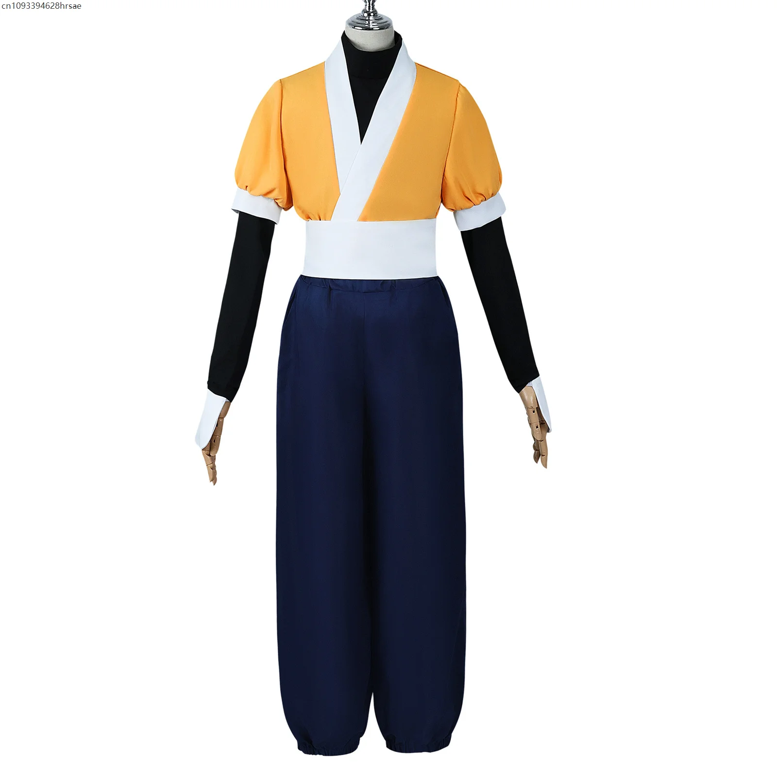 

Cosplay Costume Anime Yellow Uniform with Belt Kimono Suit Halloween Christmas Carnival Party Suit 2025