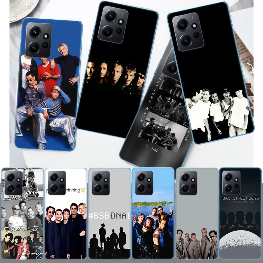 B-Backstreet Boys BSB Soft Cover Case For Xiaomi Redmi Note 12S 12 11 Pro Plus 11T 11S 10 5G 10S 9 9T 9S 8 8T 7 5 Pro TPU Phone