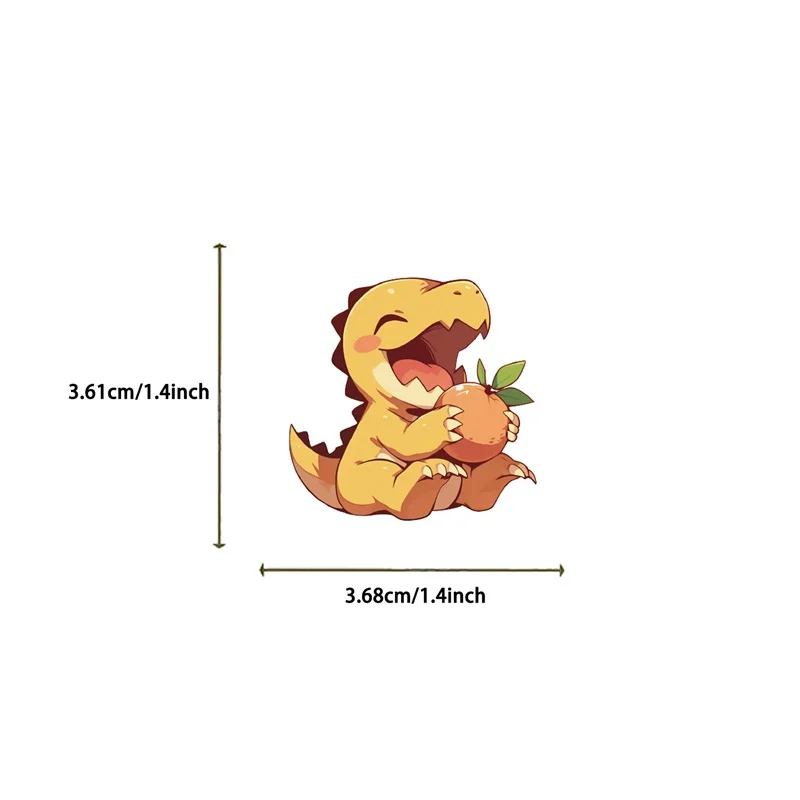 10/30/100PCS Colored Dinosaur PVC Sticker Aesthetic Children\'s DIY Decoration Scrapbooking Stationery Hand Accounting Supplies