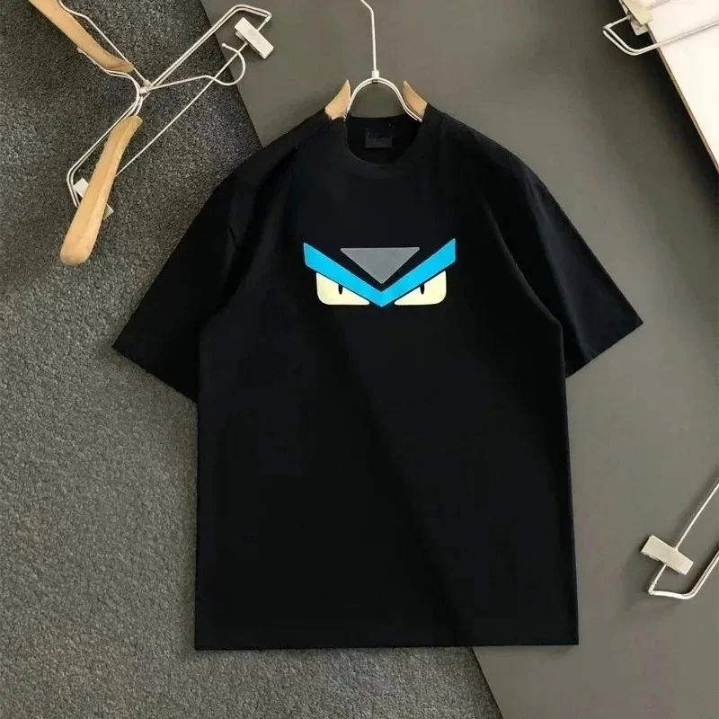 

Hot Sale Men Women Short Sleeve T Shirt Fashion Print Brand Tshirt Summer Cotton T-Shirt Children Clothing Tee Kids Tops