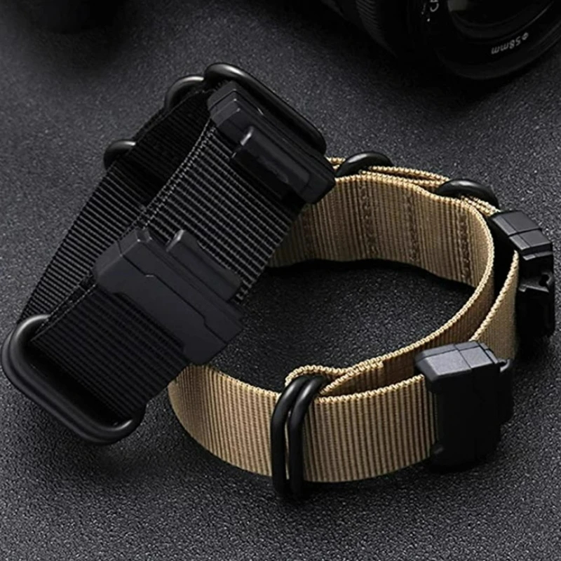 Para ​ ​ Casio GSHOCK Pulseira de relógio de nylon DW-5600/D5600/8900/9050/9051 Interface especial Design de 5 anéis Leve e confortável 16X22mm