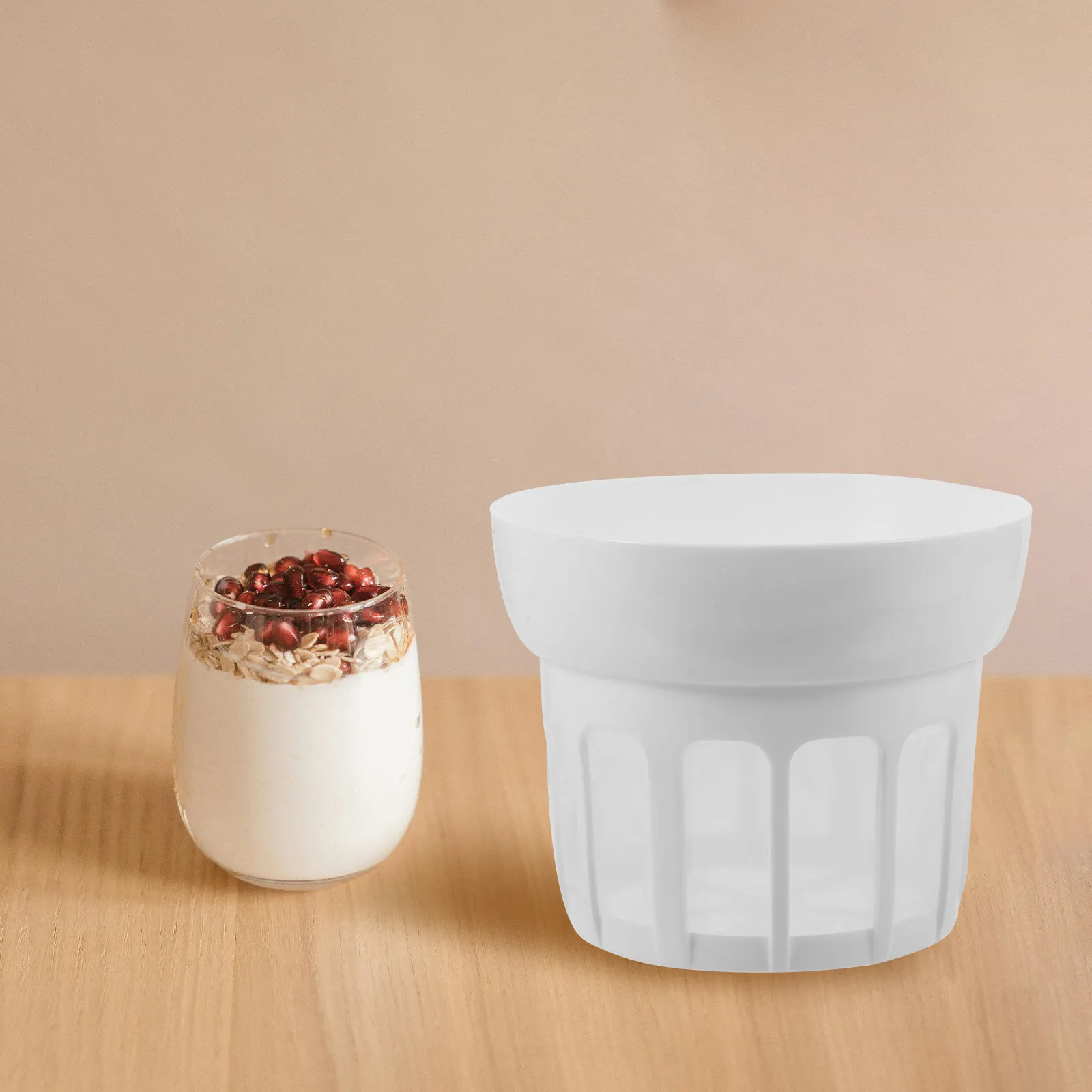 Yogurt Strainer Fine Mesh Filter for Greek Yogurt Maker Whey Drainage Cheese Making Soy Milk Filtration Smooth Creamy Texture