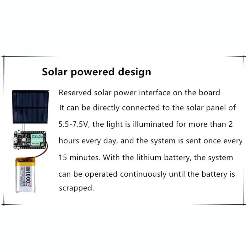Módulo CubeCell-Dev-Board V1 V2/desarrollo IoT 433/868/915MHZ para sensores Arduino/Lora Node Lora ASR650x IP67