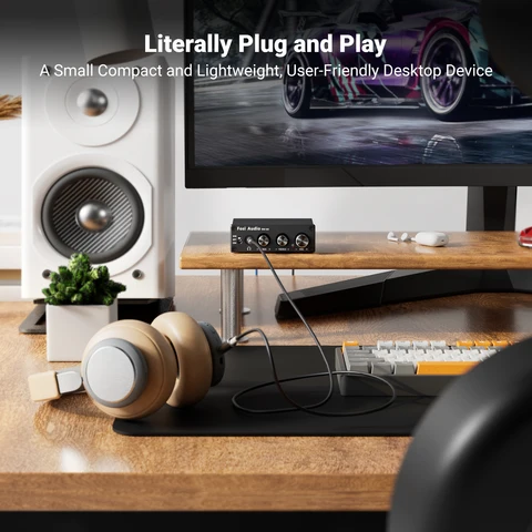 Fosi Audio Q4 Мини USB ЦАП и усилитель для наушников — фото товара